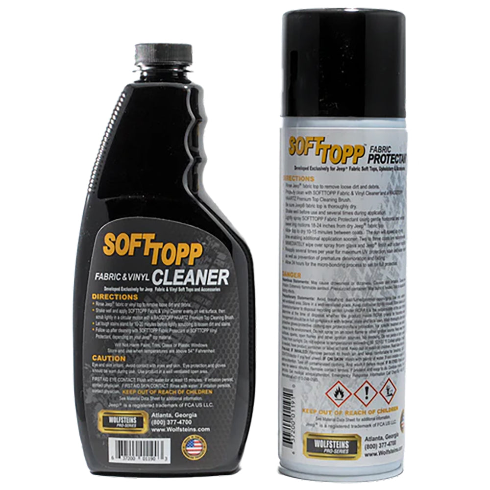 SoftTopp Jeep Fabric Top Cleaner & Protectant Kit