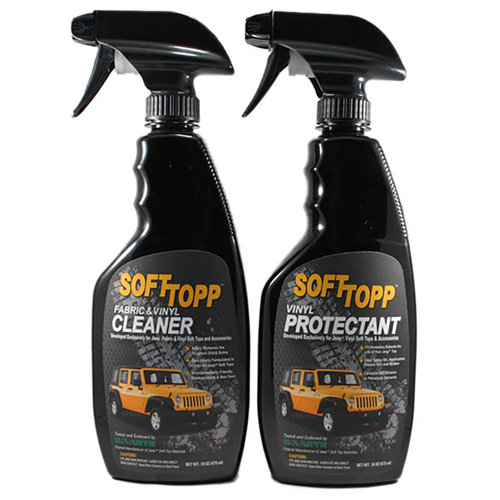 SoftTopp Jeep Vinyl Top Cleaner & Protectant Kit