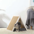 PETSFIT Cat Scratcher House  Wood Cats House as Cave and Bed