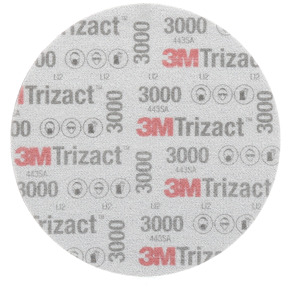 3M Trizact Hookit Foam Sanding Discs, 02085 - 3000 grit, 6" (box of 15)