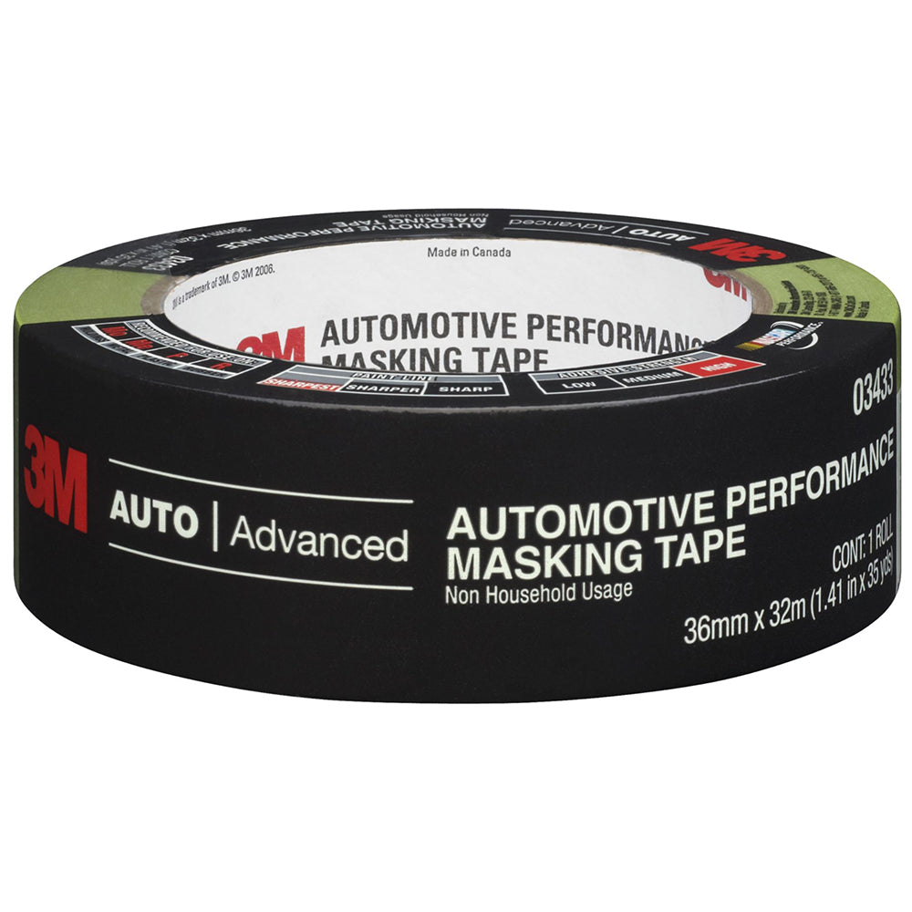 3M Automotive Performance Masking Tape, 03433 - 36mm x 32m