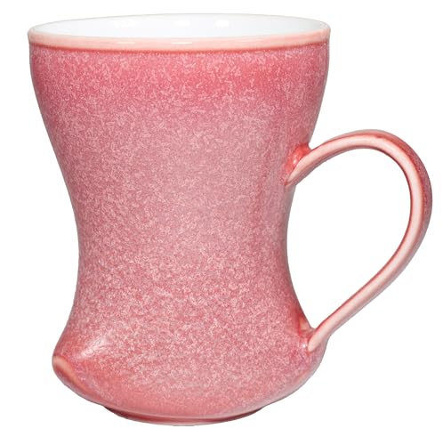 12Oz Crystallize Reactive Glaze Ceramic Coffee Mug, So Cool Cup With Handle Suitable for Office and Home Drinking Coffee Tea Cocoa Milk,Lead cadmium free, Dishwasher Microwave Safe (Red)