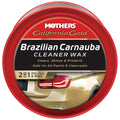Mothers California Gold Brazilian Carnauba Cleaner Wax, 05500 - 12 oz. paste