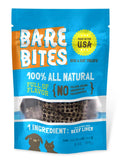 Bare Bites 100% All Natural Dehydrated Beef Liver Dog and Cat Treats, 1LB - Made in USA