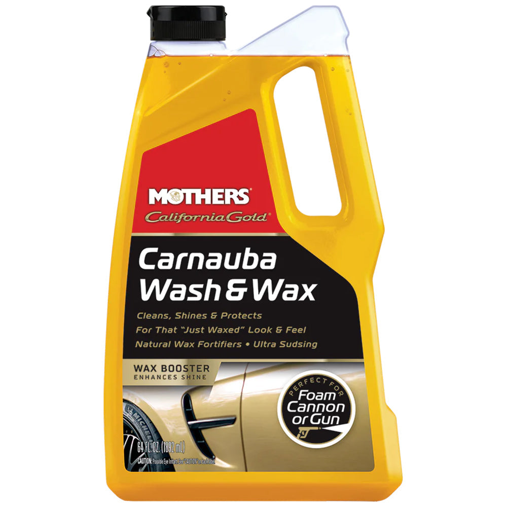 Mothers California Gold Carnauba Wash & Wax, 05674 - 64 oz.
