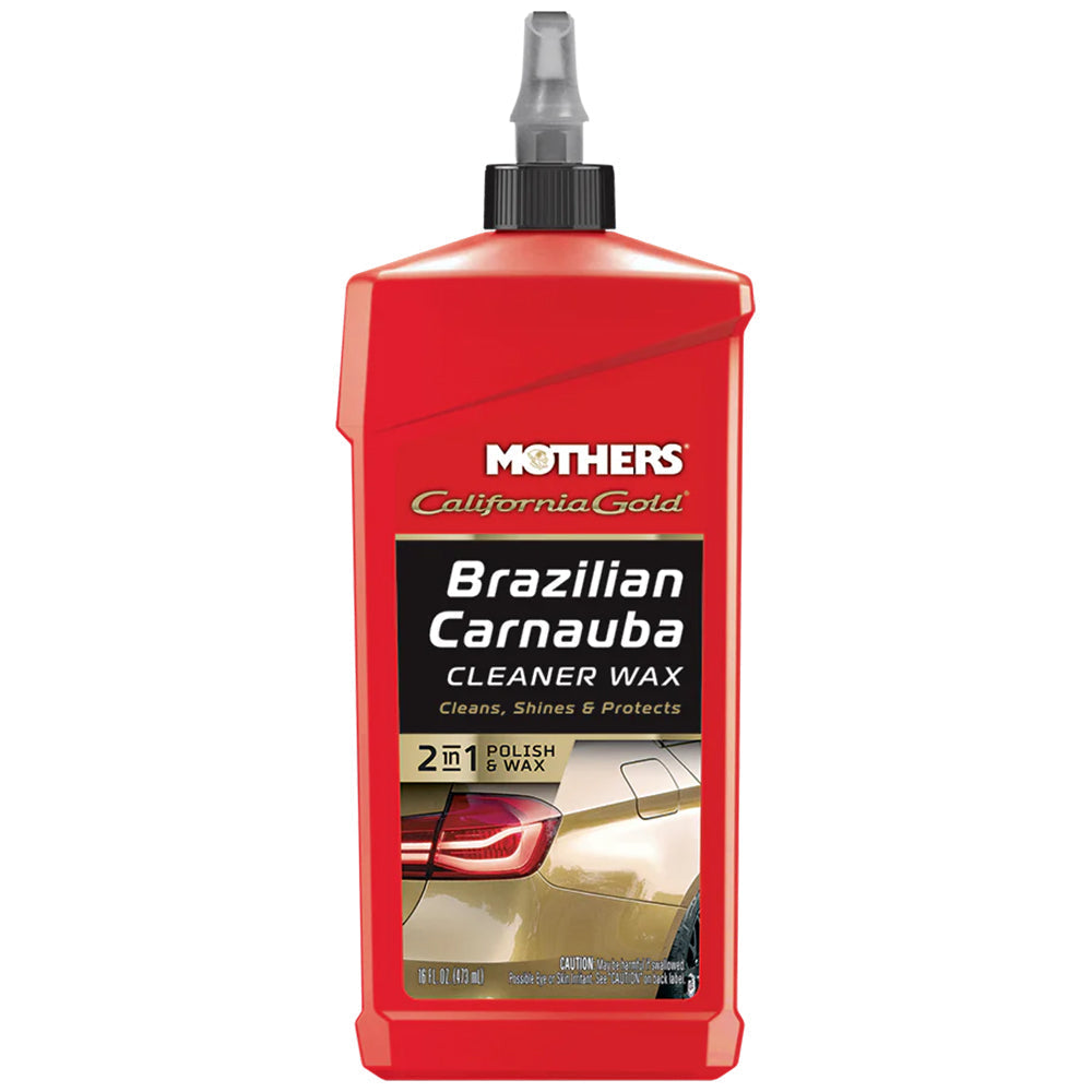 Mothers California Gold Brazilian Carnauba Cleaner Wax, 05701 - 16 oz.