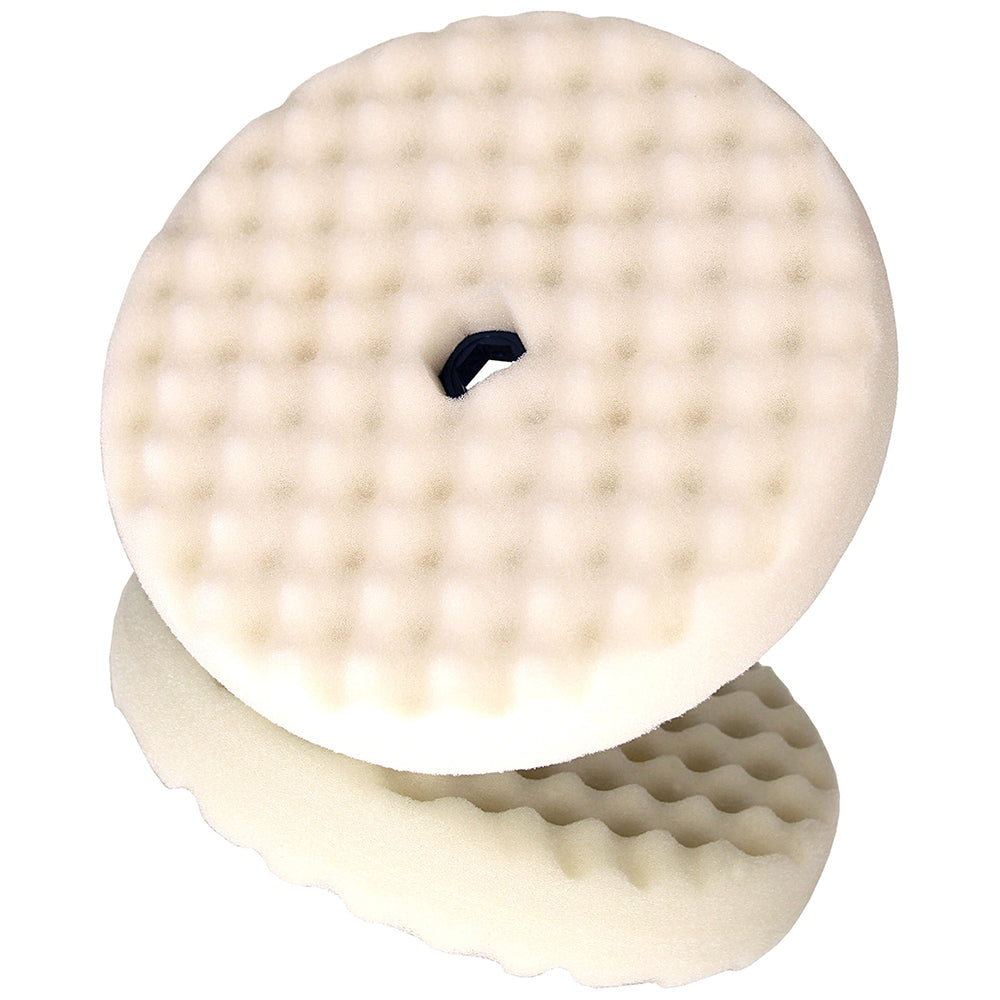 3M Perfect-It Foam Compounding Pad, 05706 - 8", White, Double Sided, Quick Connect