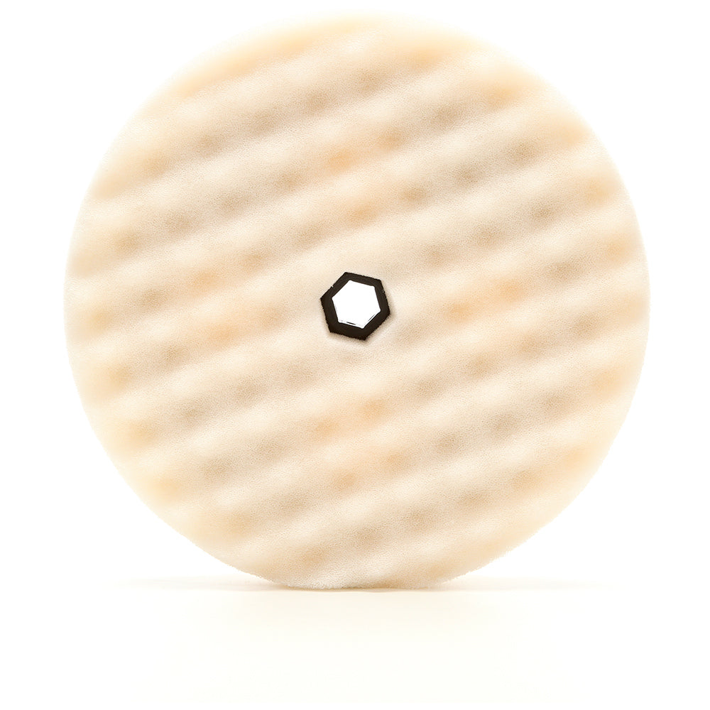 3M Perfect-It Foam Compounding Pad, 05706 - 8", White, Double Sided, Quick Connect