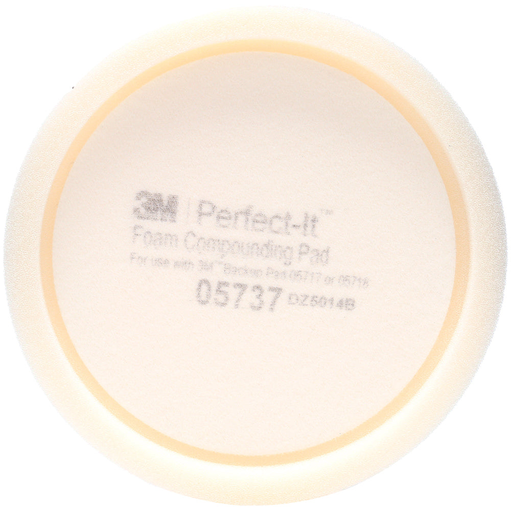 3M Perfect-It Foam Compounding Pad, 05737 - 8", White