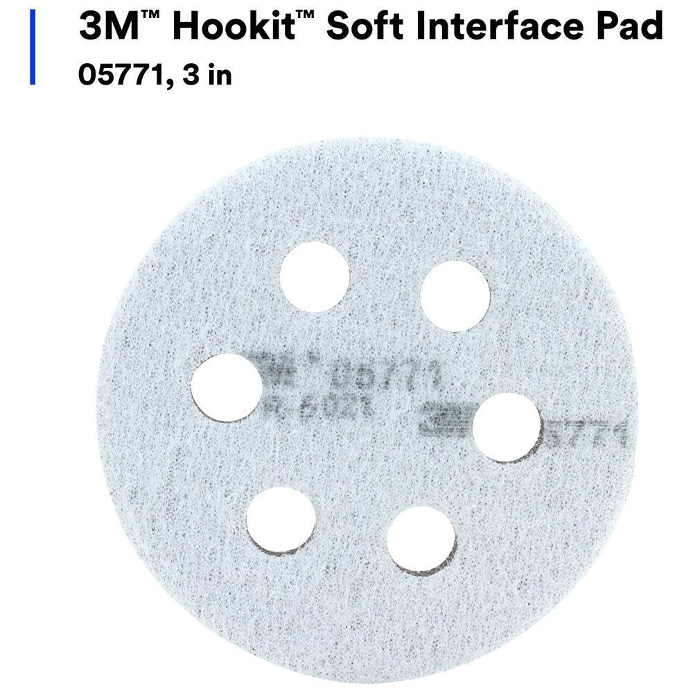 3M Hookit Soft Interface Pad, 05771 - 3"