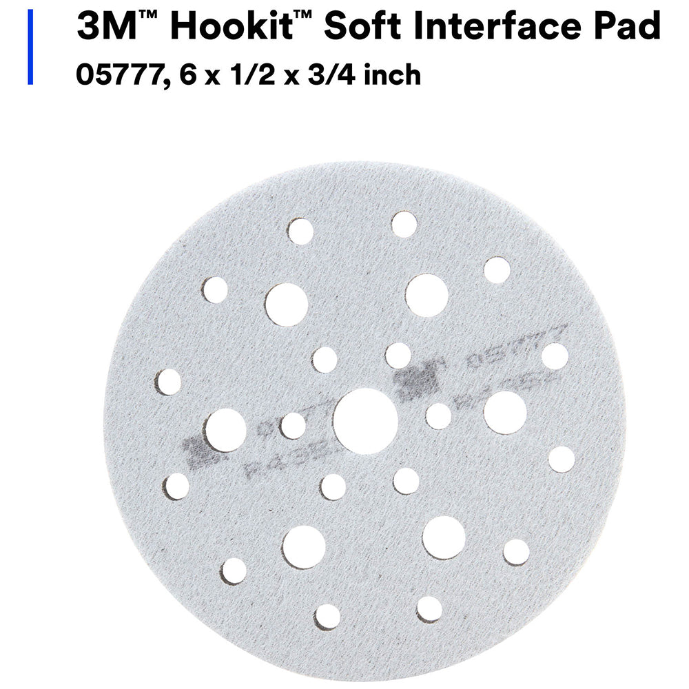 3M Hookit Soft Interface Pad, 05777 - 6"