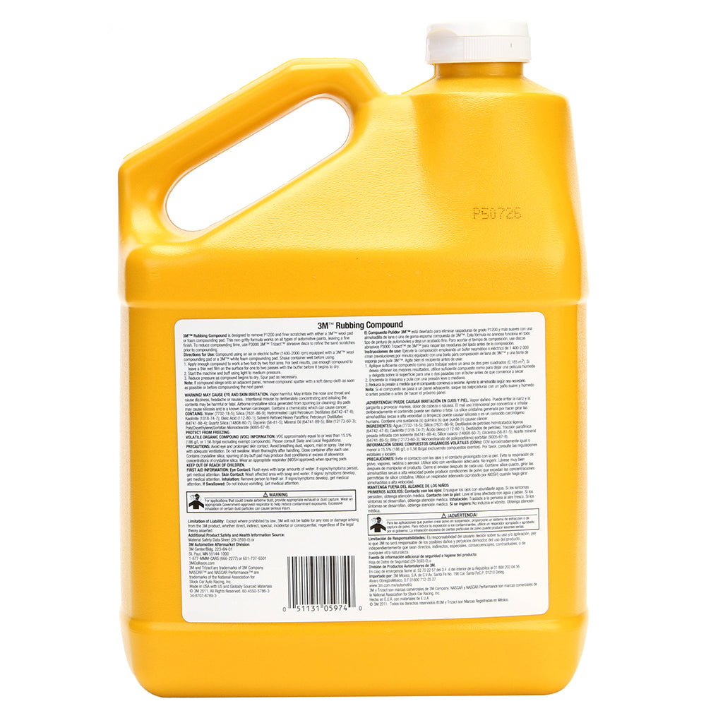 3M Perfect-It II Rubbing Compound, 05974 - 1 gal.