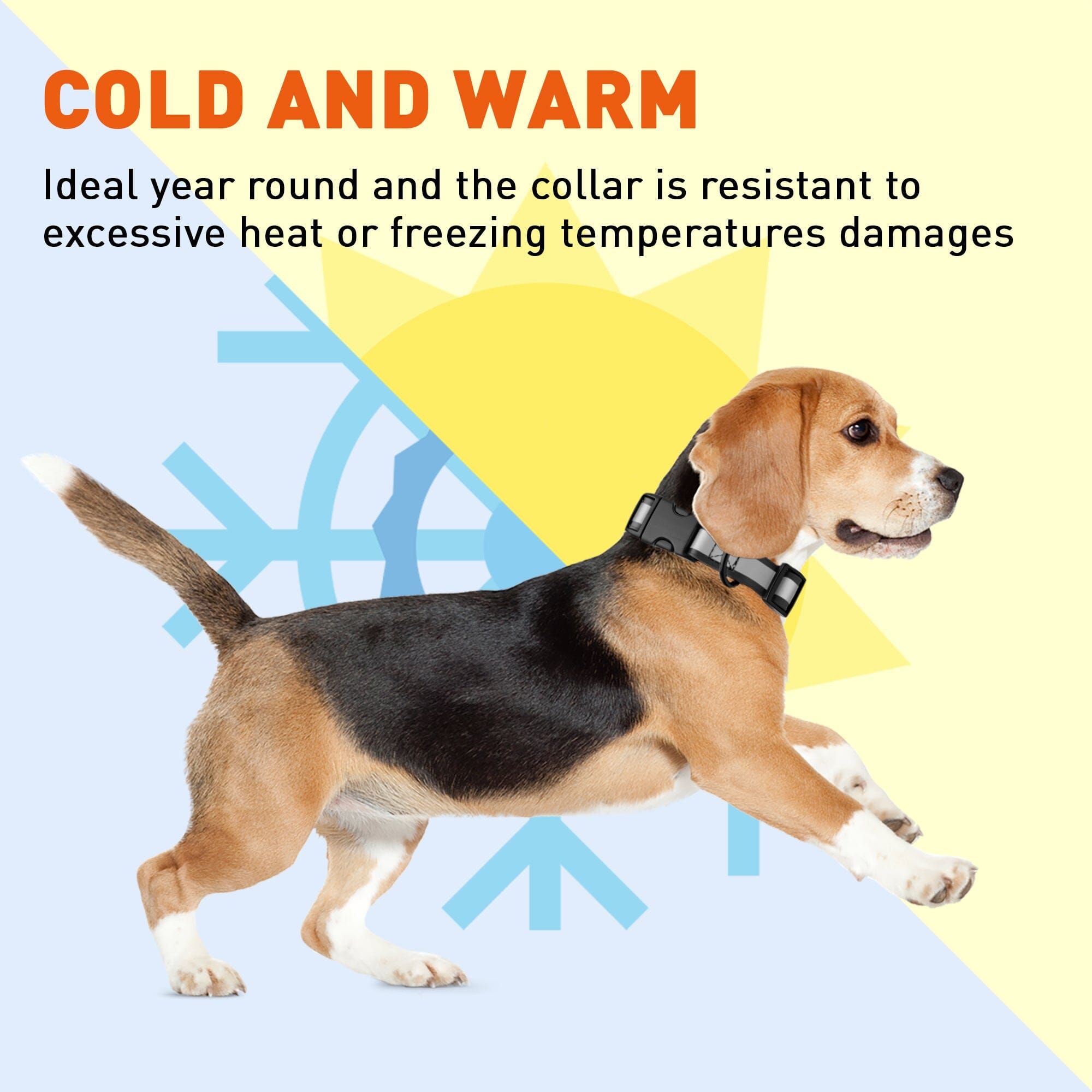 Dogline Biothane Reflective Dog Collar with Quick Release Buckle