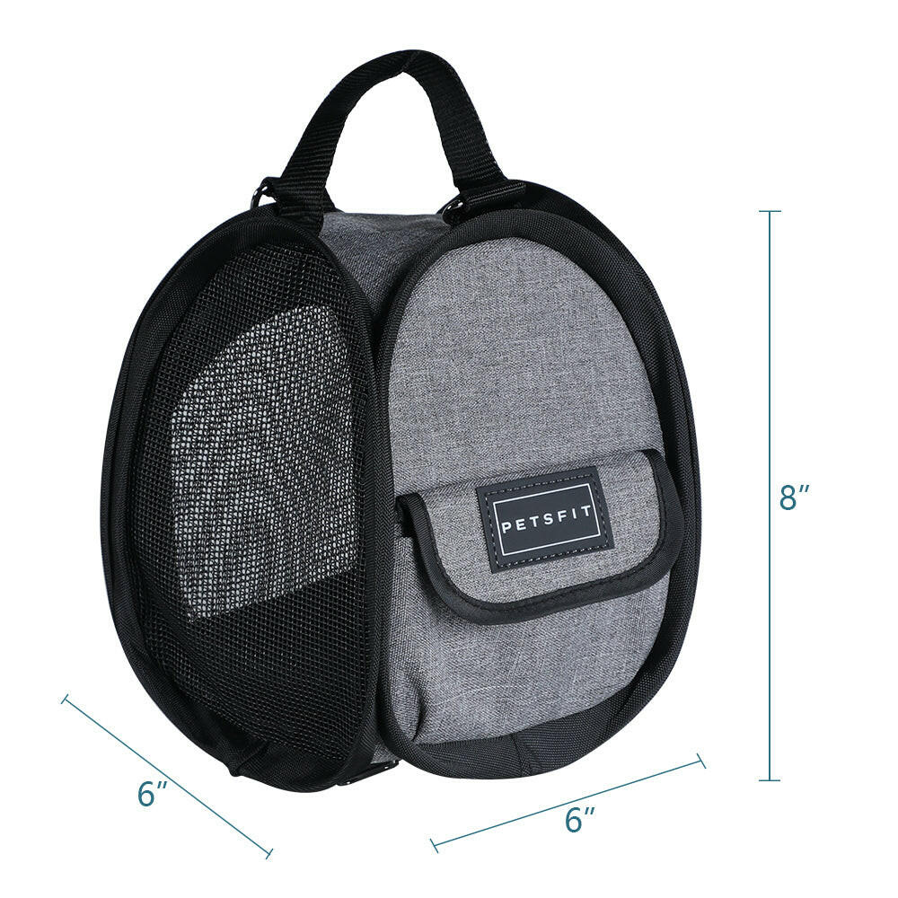 PETSFIT Hamster Carrier Small Animal Bag Removable Mat
