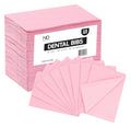 13" x 18" Pink Dental Bibs Disposable Pack of 125 - Soft and Waterproof Dentist Bibs Napkin for Medical Patients Dental Tray Covers - Lash Dental Bibs, Nail Paper Towels for Acrylic
