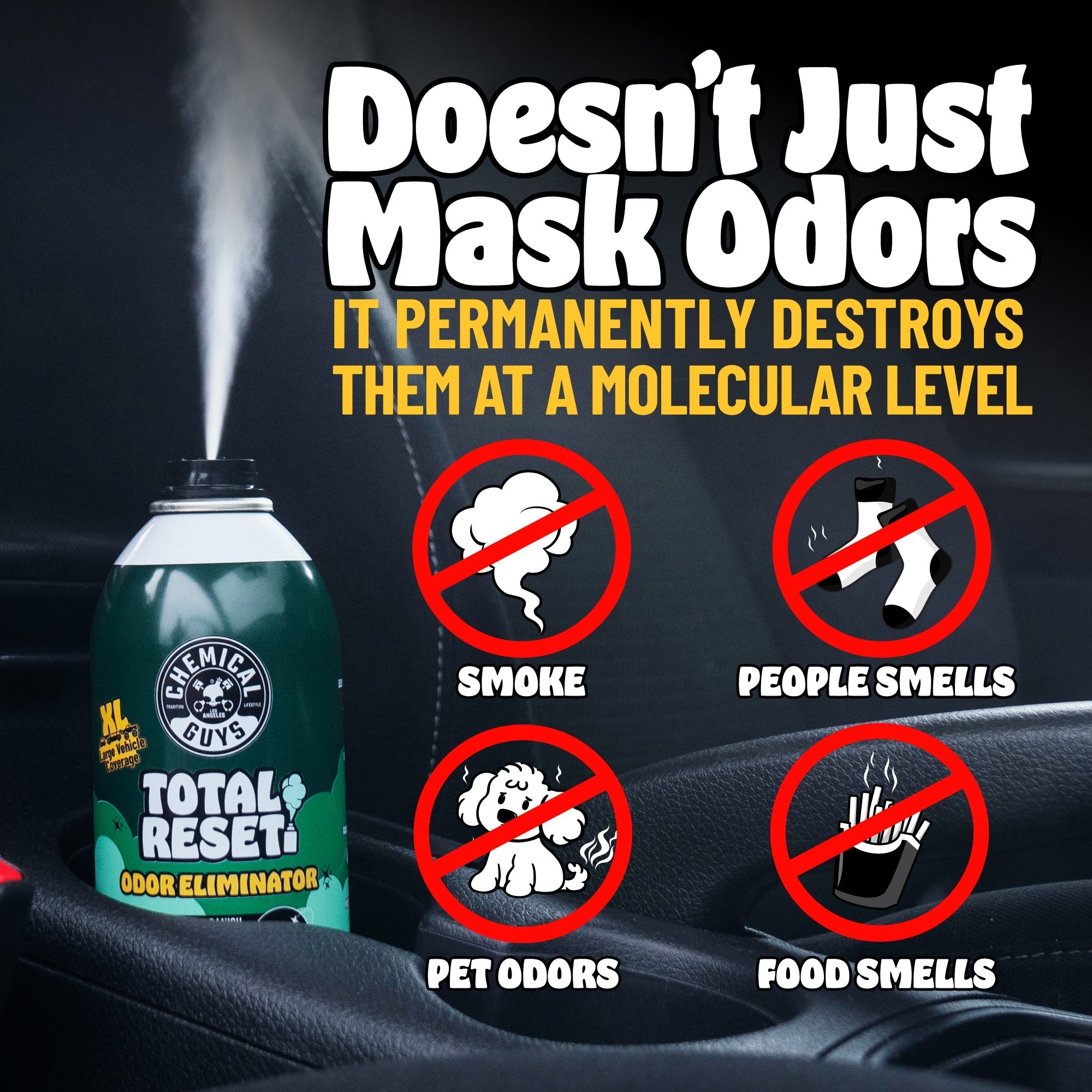 Total Reset Odor Eliminator - New Car Smell