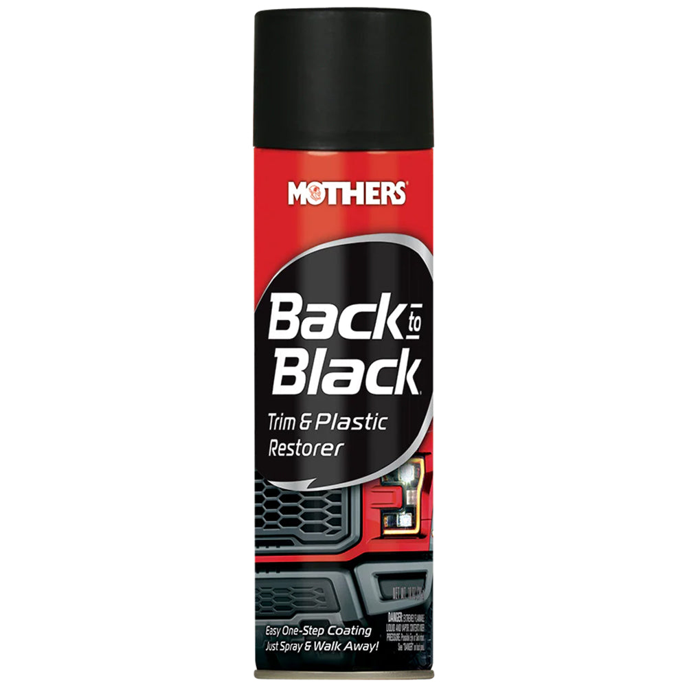 Mothers Back-to-Black Trim & Plastic Restorer, 06110 - 10 oz. aerosol