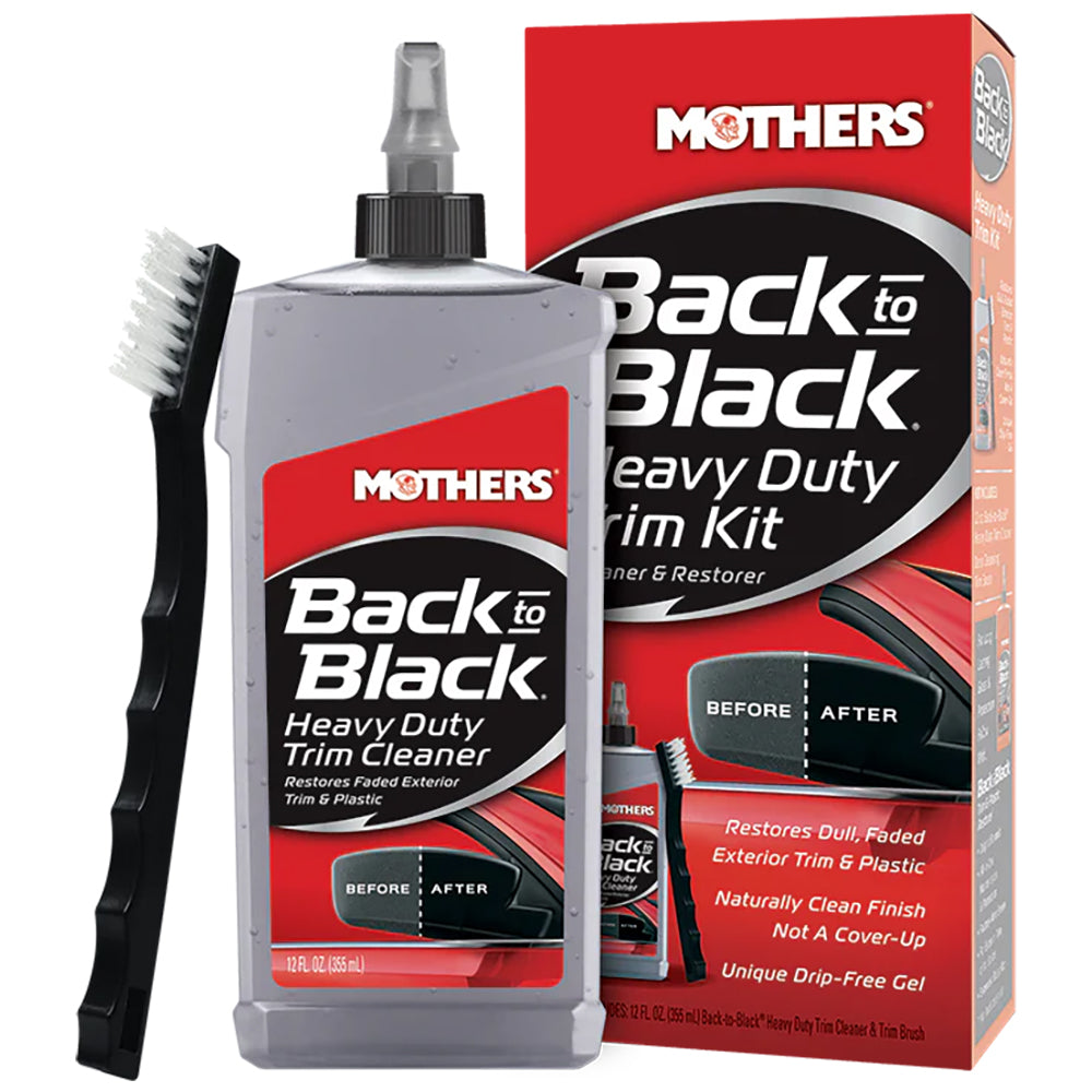 Mothers Back-to-Black Heavy Duty Trim Cleaner Kit, 06141