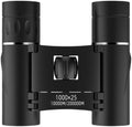 1000x25 Compact Binoculars for Adults and Kids, Mini Pocket Binoculars with Phone Adapter, Waterproof, for Bird Watching, Hunting, Concerts, Theaters, Operas, Traveling, Sightseeing
