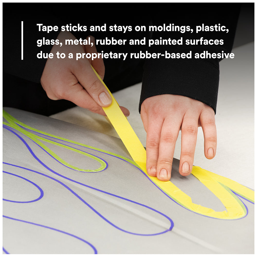3M Automotive Refinish Masking Tape, 06653 - 24mm x 55m