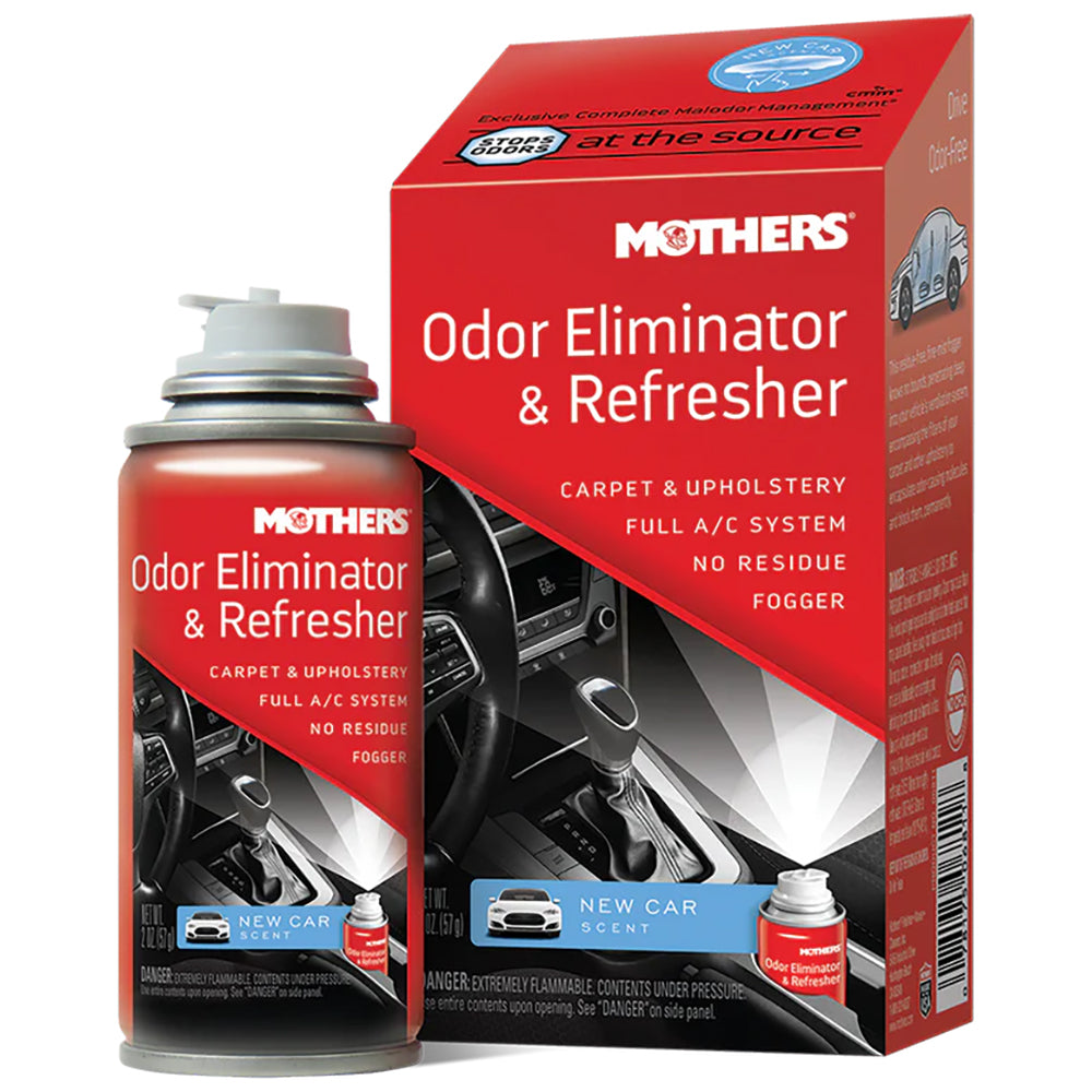 Mothers Odor Eliminator & Refresher, 06811 - New Car Scent, 2 oz. aerosol