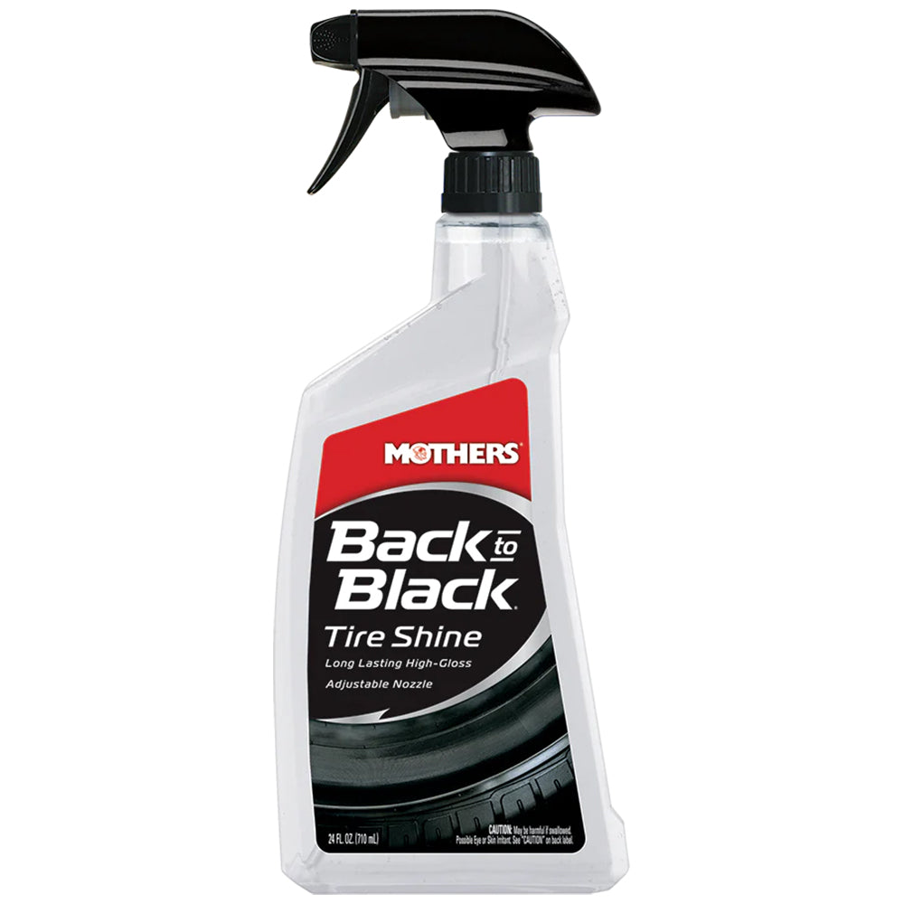Mothers Back-to-Black Tire Shine, 06924 - 24 oz.