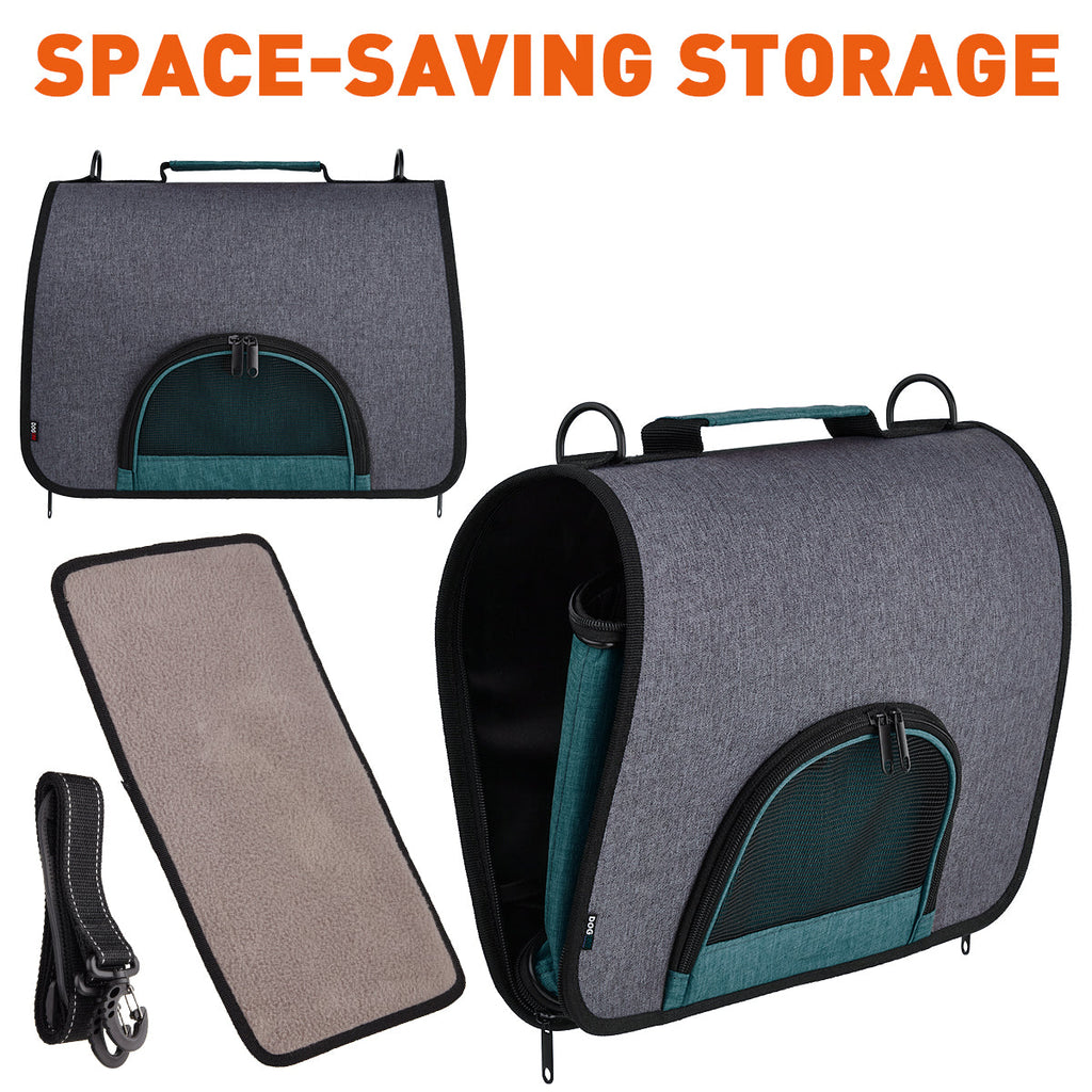 Dogline Dual Color Collapsible Pet Carrier