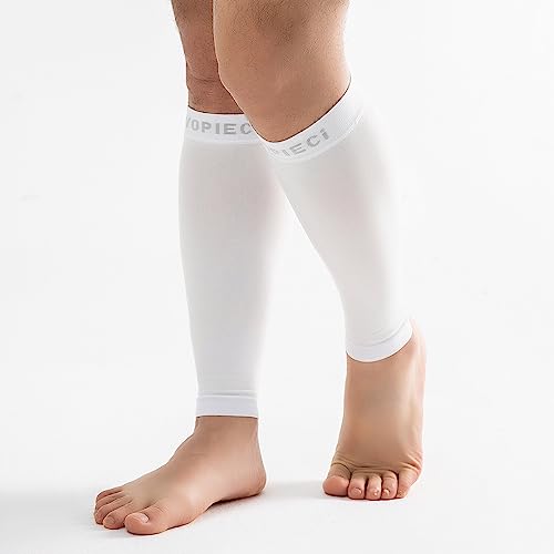 15-20mmHg 33 Pair Men and Women Wide Calf Sleeve Brace Compression Socks for Leg Support, Pain Relief