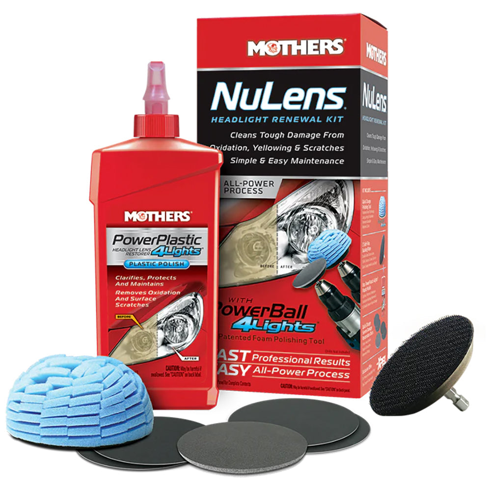 Mothers NuLens Headlight Renewal Kit, 07251