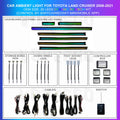 LandCruiser 2008-2021 Ambient Lighting Kit | Dynamic Rainbow