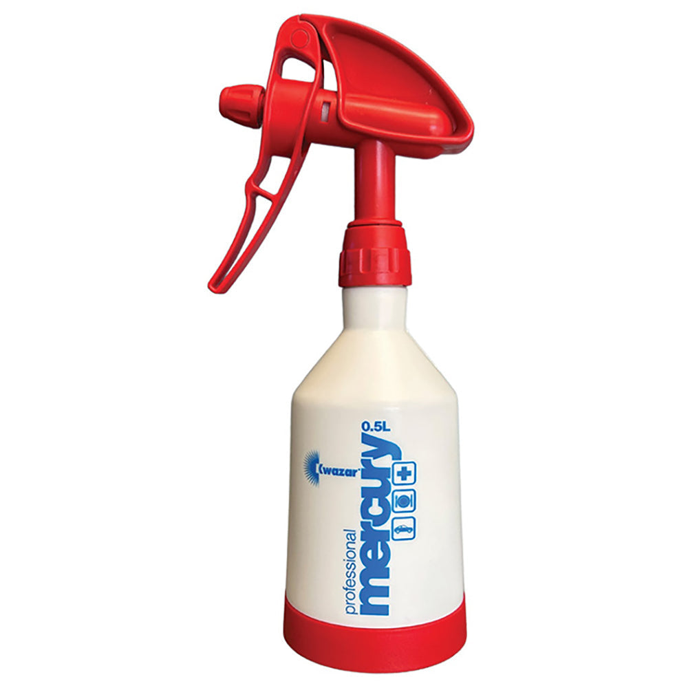 Kwazar Mercury Pro+ Spray Bottle, Dual Action Trigger - 0.5 Liter, Red