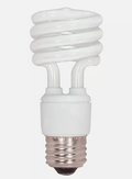 13T2/41 Compact Fluorescent Spiral Bulb 13W 120V T2 Medium E26 4100K Cool White