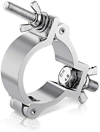 10PCS Eyeshot Premium Truss Clamp Stage Light Clamp, 2 Inch Aluminum Light Clamps for Truss, Heavy Duty 220lb LED Par Light Moving Head Lighting Clamps, Fit for 48-52mm OD Tube/Pipe