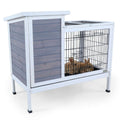 PETSFIT Guinea Pig Cage Rabbit Hutch with Pull Out Tray