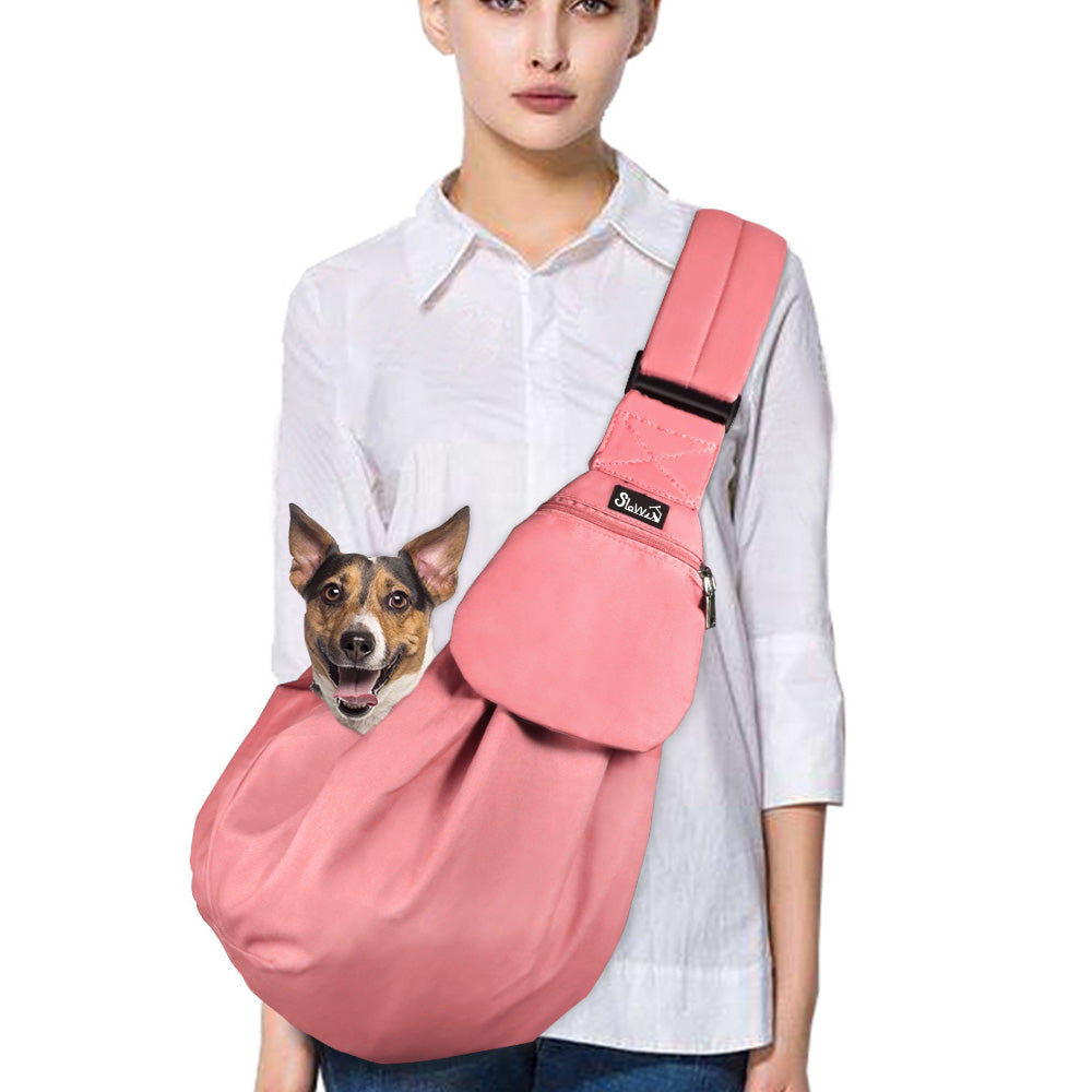 Pet Hand Free Sling Bag - Pink