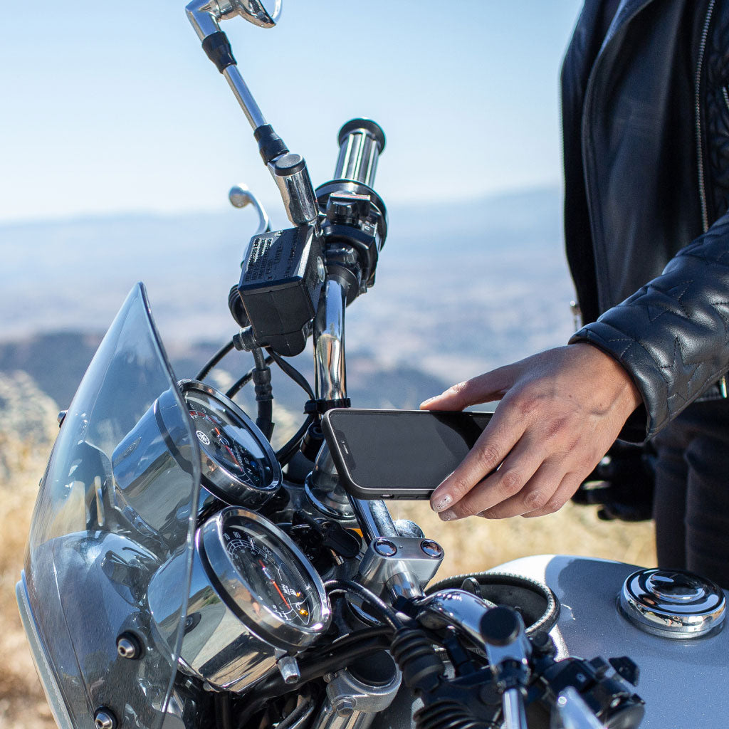 Motorcycle Bar Mount | Non-Charging Locking v1