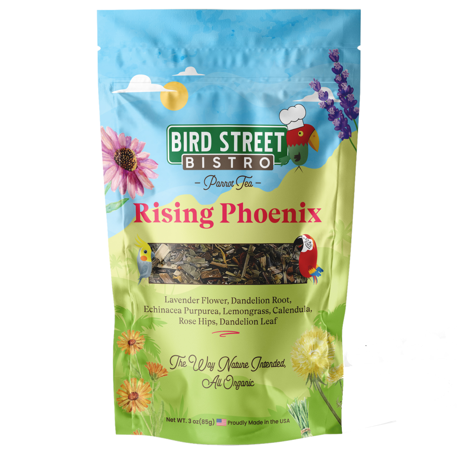 Rising Phoenix Parrot Tea