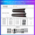 C Class W204 2010-2014 Dash Strips Ambient Lighting Retrofit Kit | 64 RGB Colors Ripple