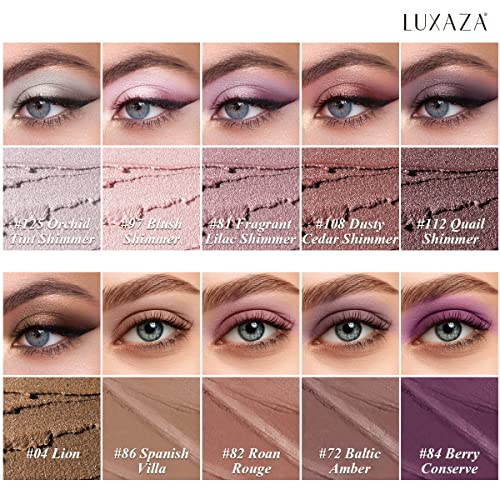10PCS Eyeshadow Stick,Shimmer And Matte Brown Metallic Cream Eyeshadow Pencil Crayon with Smudge-proof & Waterproof,Eye Brightener Stick - Cocoa Crush