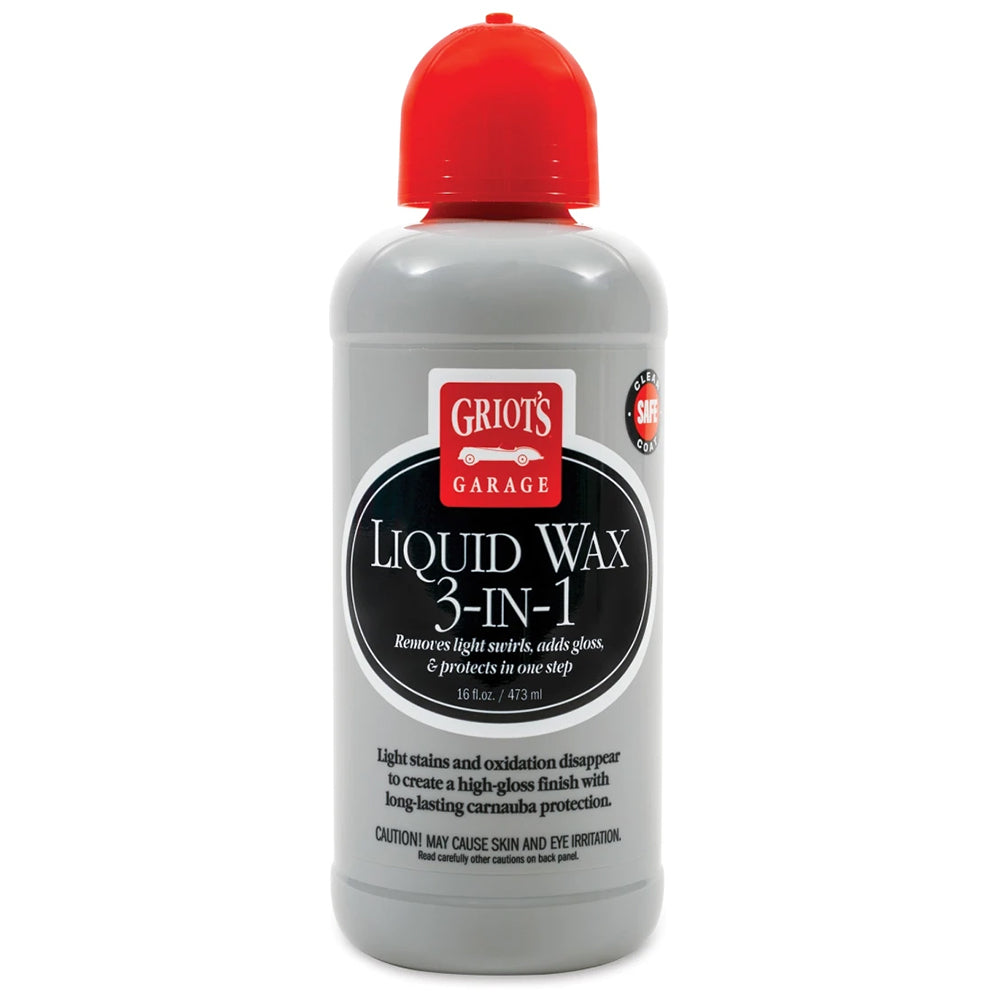 Griot's Garage Liquid Wax 3-in-1 - 16 oz.