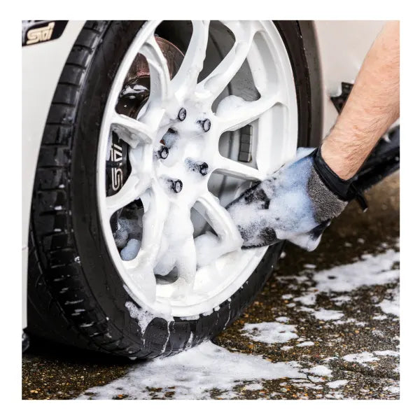 Griot's Garage Microfiber Wheel Wash Mitts - Set of 2 (Gray)