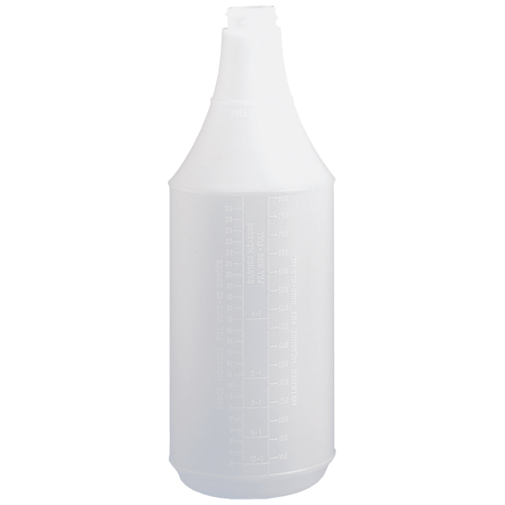 Tolco HDPE Spray Bottle with Embossed Dilution Scale, 120125 - 32 oz.