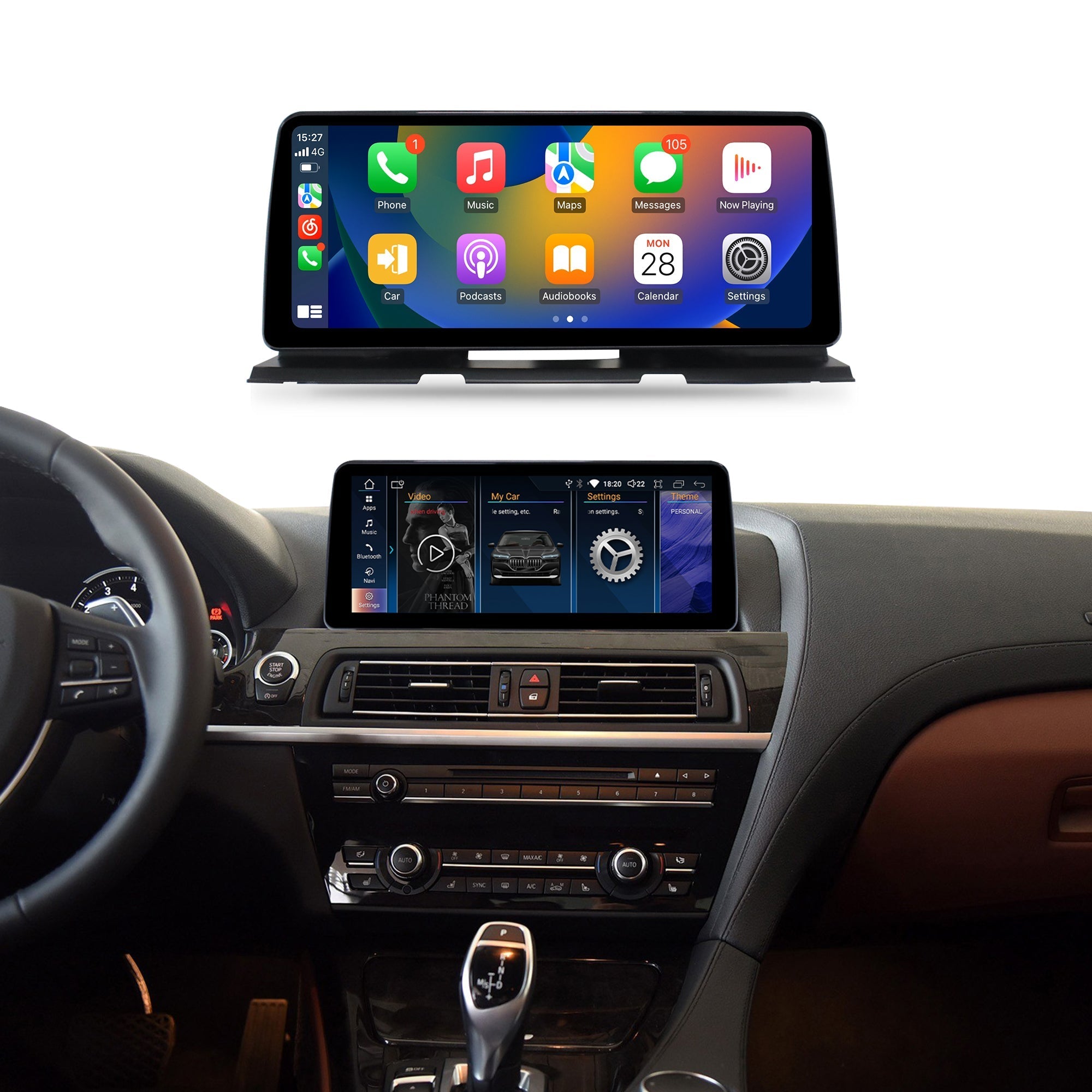 12.3'' 6 Series F06 F12 F13 2010-2016 BMW Android Auto Screen | Wireless Carplay | 8+64GB