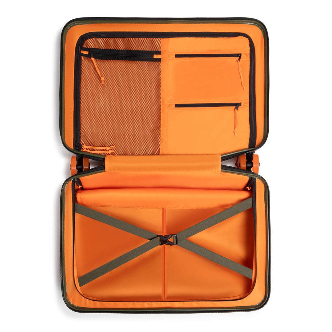 READY-TO-ROLL CARRY-ON SUITCASE