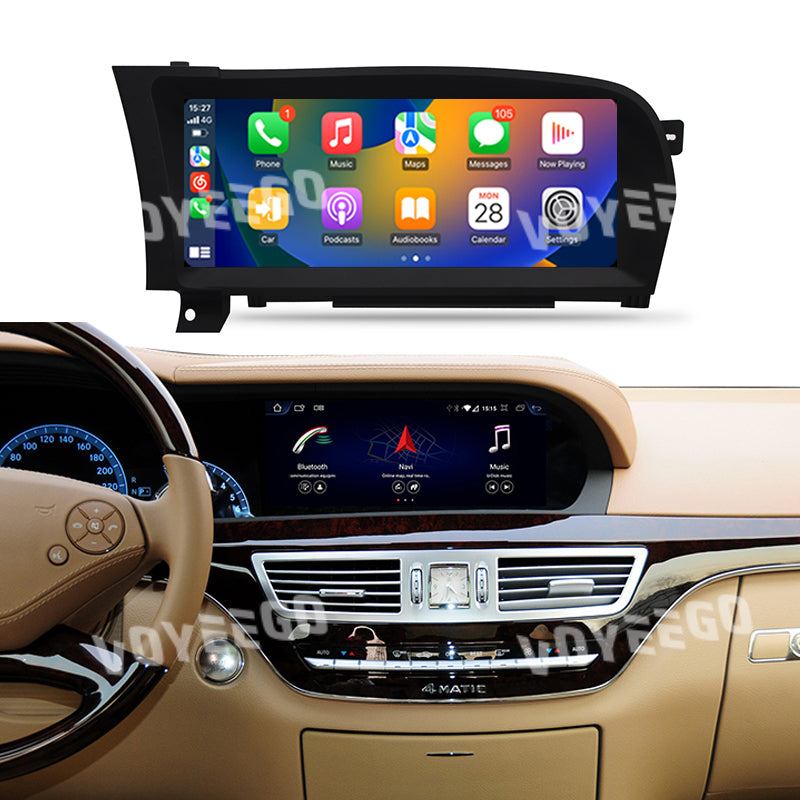 10.25'' S Class W221 2005-2013 LHD Mercedes Android Auto Screen | Wireless Carplay