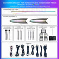Fit 2014-2020 Ambient Lighting Rainbow Kit | Carbon Fiber Pattern