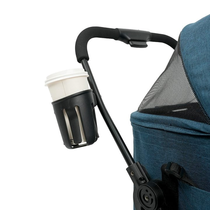 ibiyaya® Essential – Travois Tri-fold Pet Travel System XL, Pet Stroller with Detachable Carrier