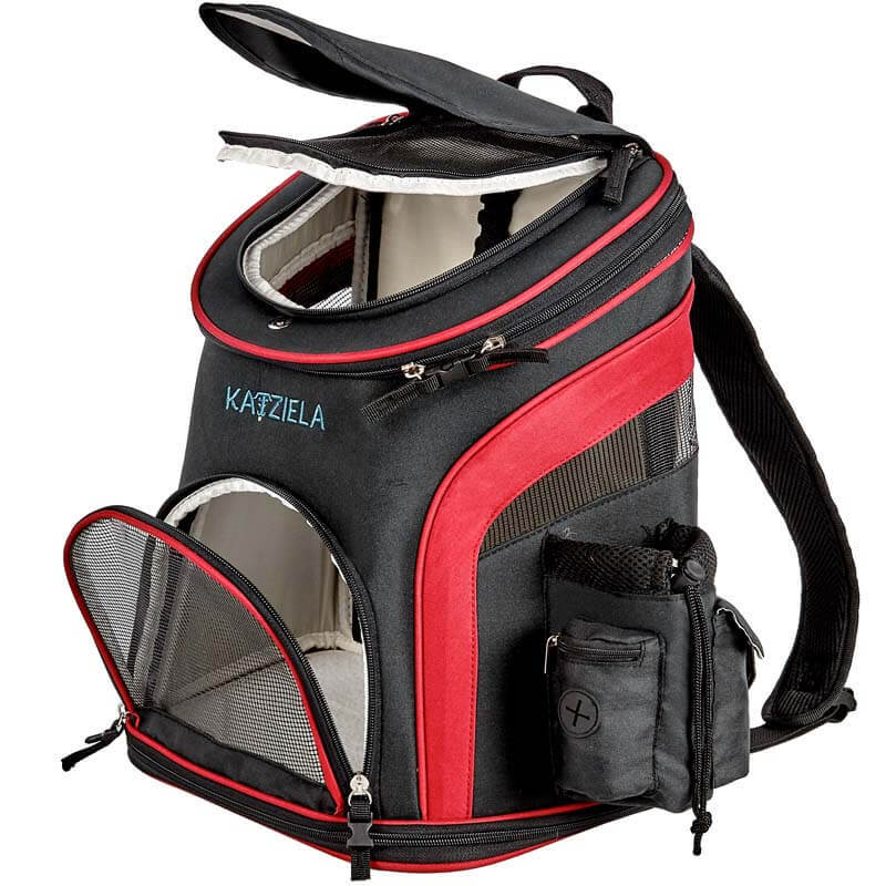 Katziela Voyager Airline Compliant Backpack For Dogs and Cats