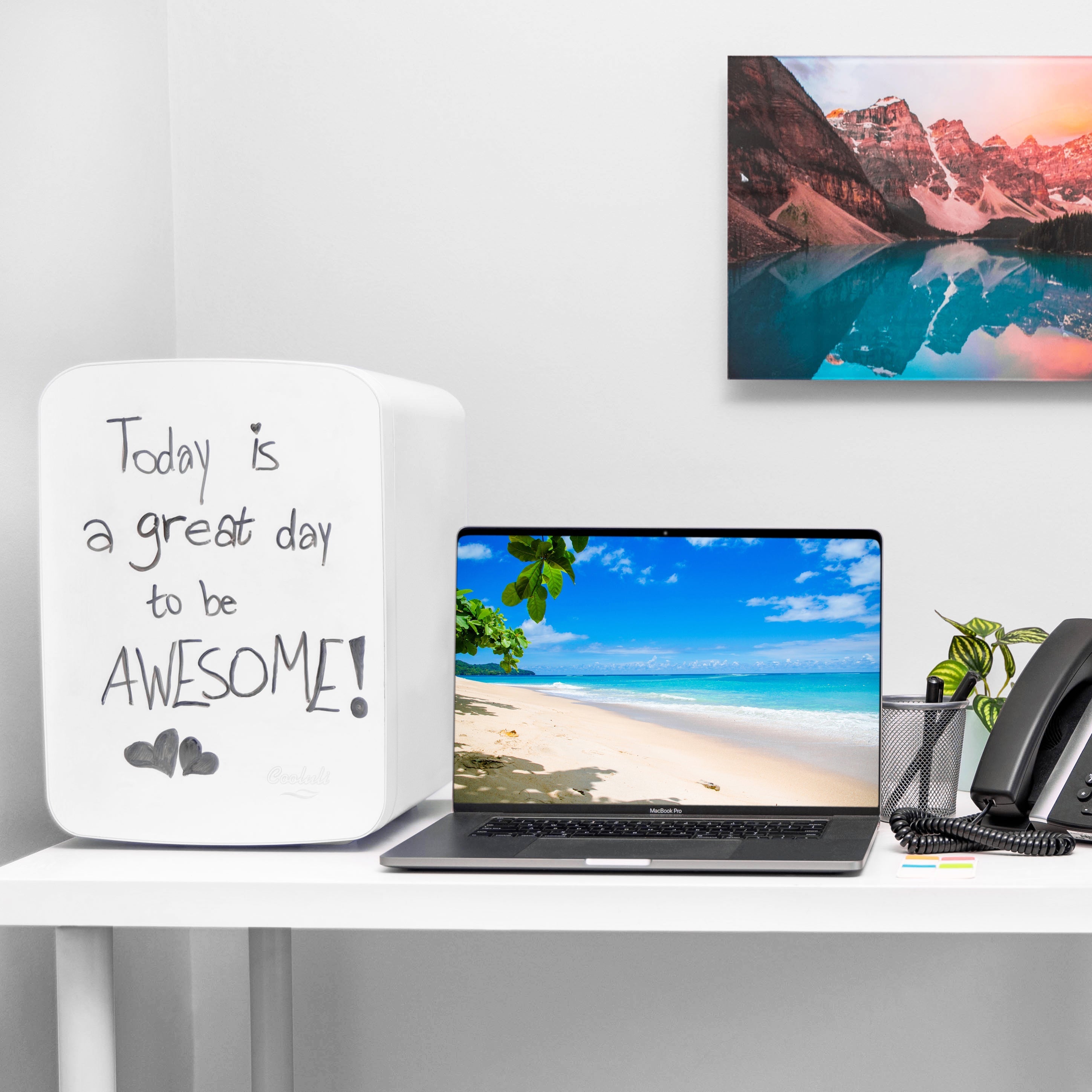 Vibe Dry-Erase 15L Mini Fridge