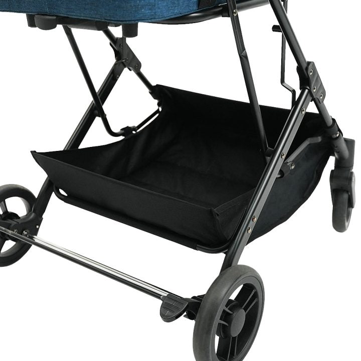 ibiyaya® Essential – Travois Tri-fold Pet Travel System XL, Pet Stroller with Detachable Carrier